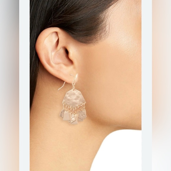 Kendra Scott Liz Earrings Rose Gold - Picture 6 of 6